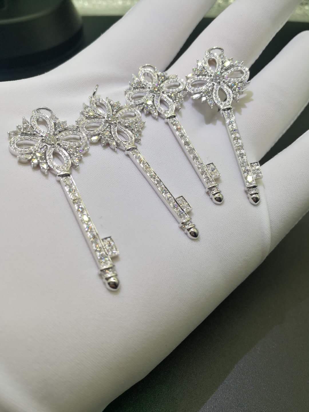 Подвеска Tiffany Victoria Key розовое золото, бриллианты 7