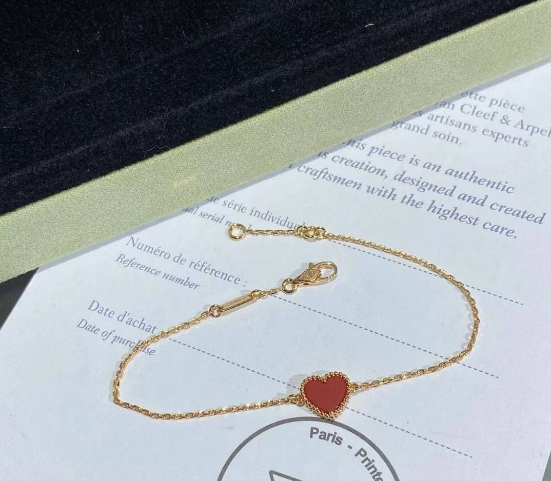 Браслет Van Cleef Sweet Alhambra Heart