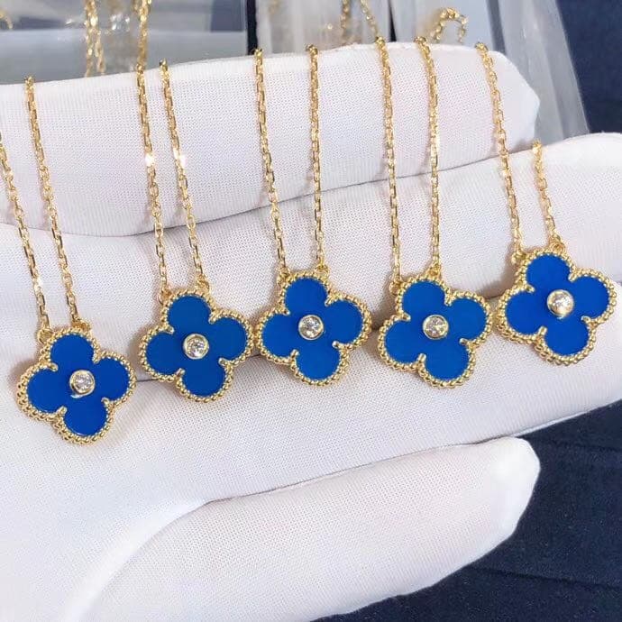 Подвеска Van Cleef & Arpels Vintage Alhambra желтое золото, бриллиант 8