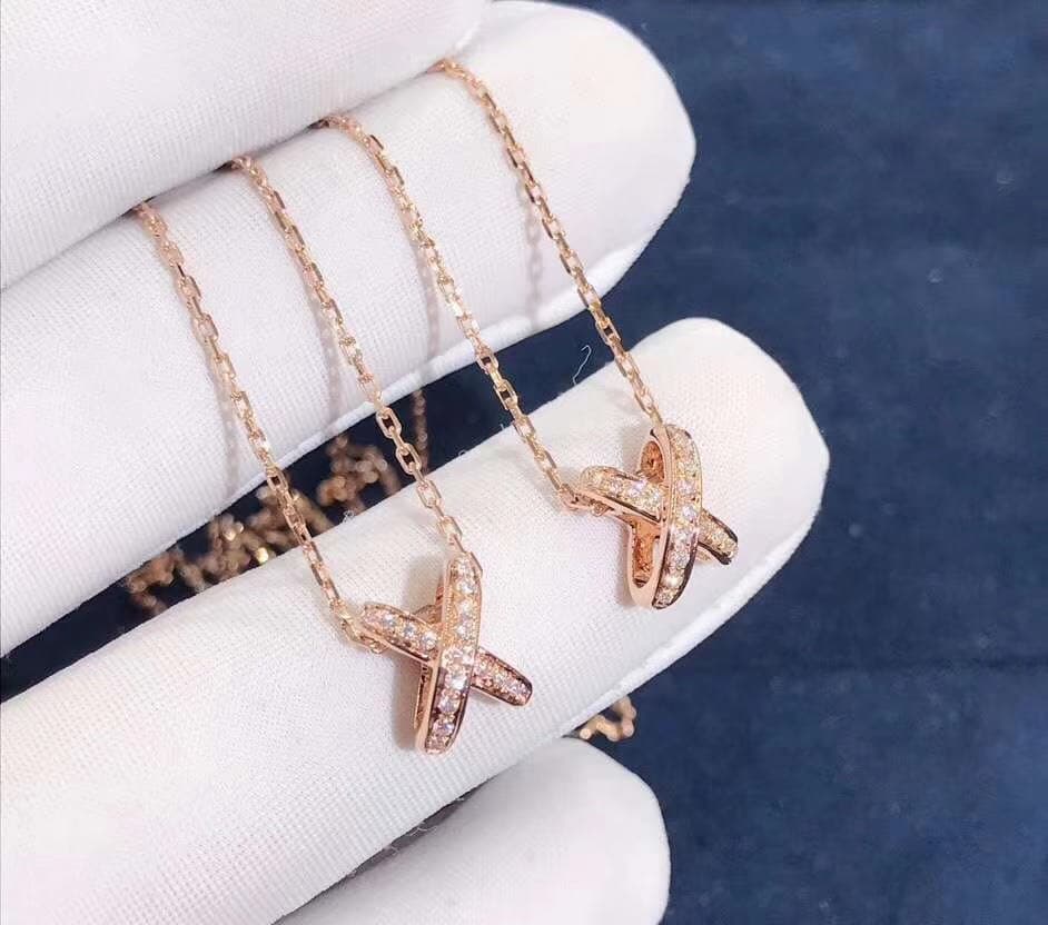 Подвеска Chaumet Premier Liens бриллианты, белое, желтое, розовое золото 5