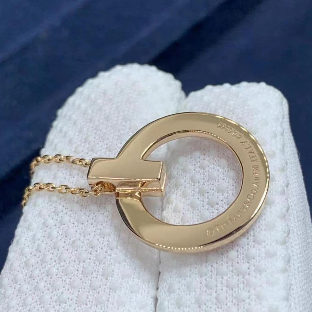Круглая подвеска Tiffany T1, 0,65 ct