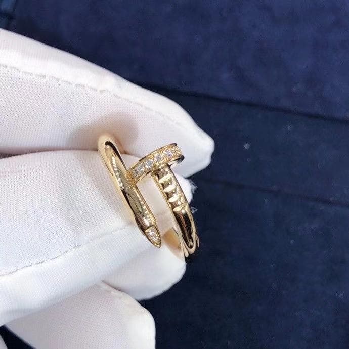 Кольцо Cartier Juste un Clou желтое золото, бриллианты 4