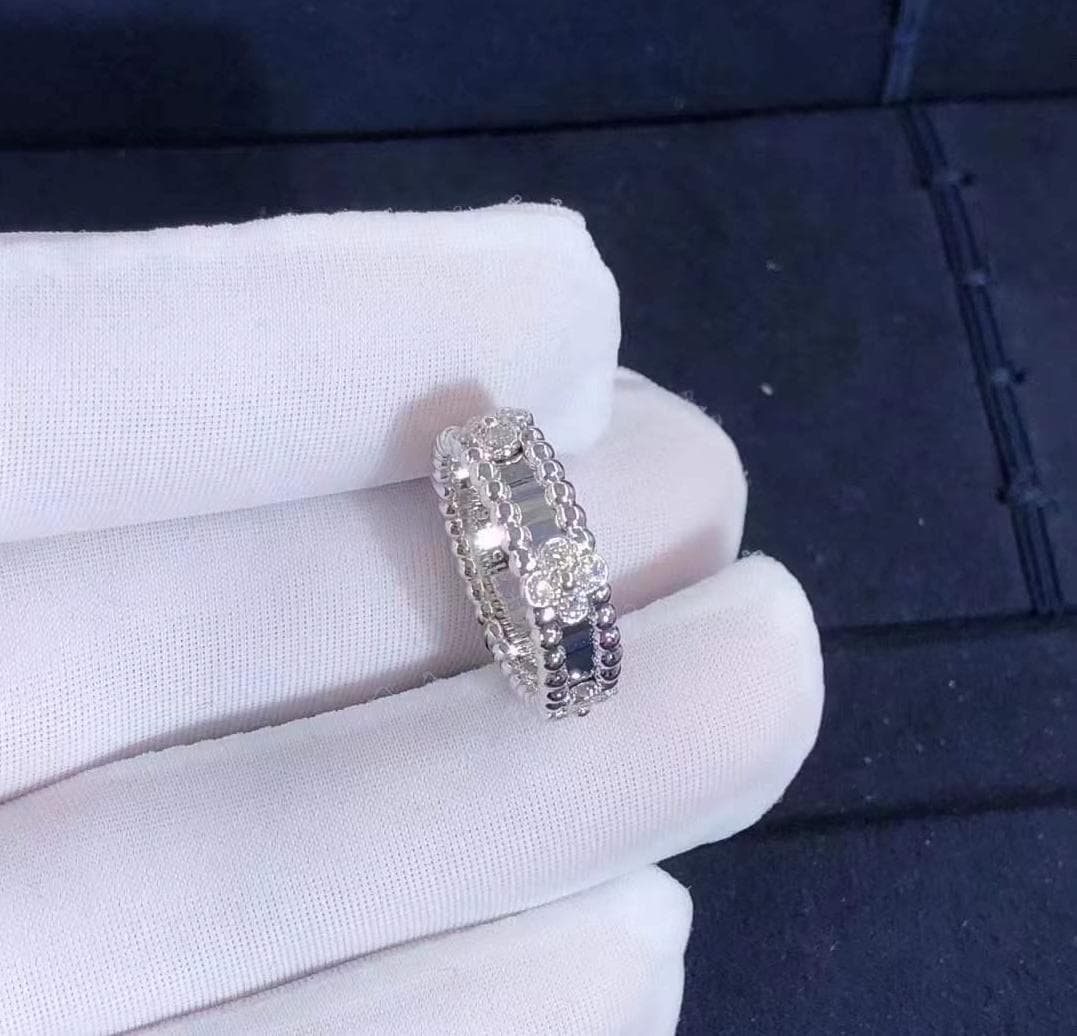 Кольцо Van Cleef & Arpels Perlée Clovers, 0.34ct 1