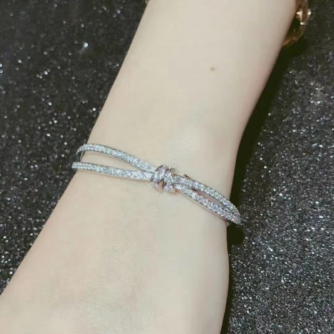 Браслет Chaumet Liens Séduction белое золото, бриллианты 7