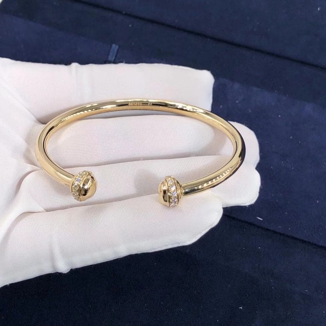 Браслет Piaget Possession Open Bangle широкий желтое золото, бриллианты 4