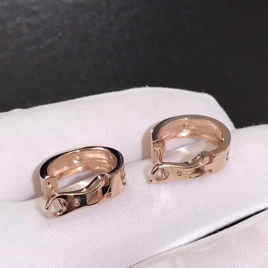 Серьги Cartier Love бриллианты, розовое золото 3