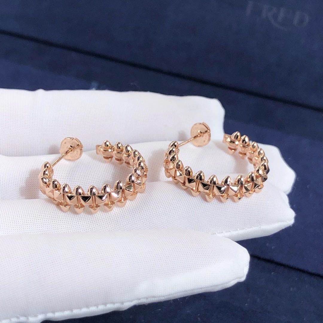 Серьги Clash de Cartier розовое золото 1