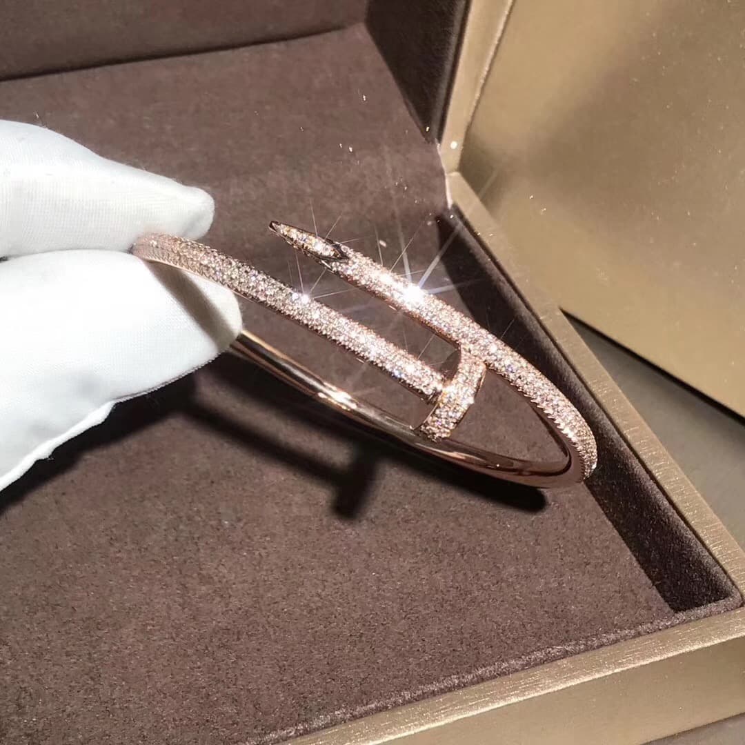 Браслет Cartier Juste un Clou из розового золота 2,17ct 5