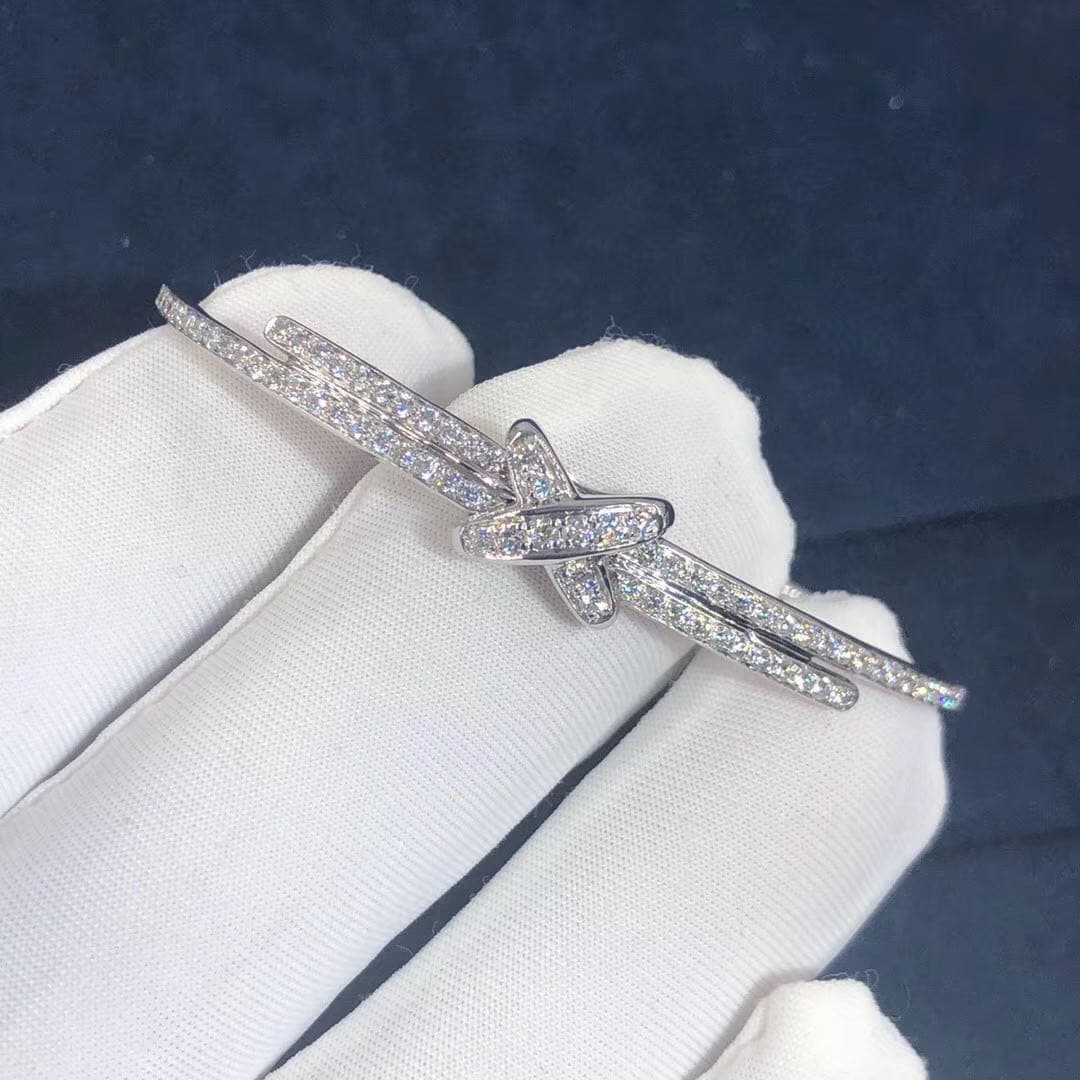 Браслет Chaumet Jeux De Liens белое золото, бриллианты 3