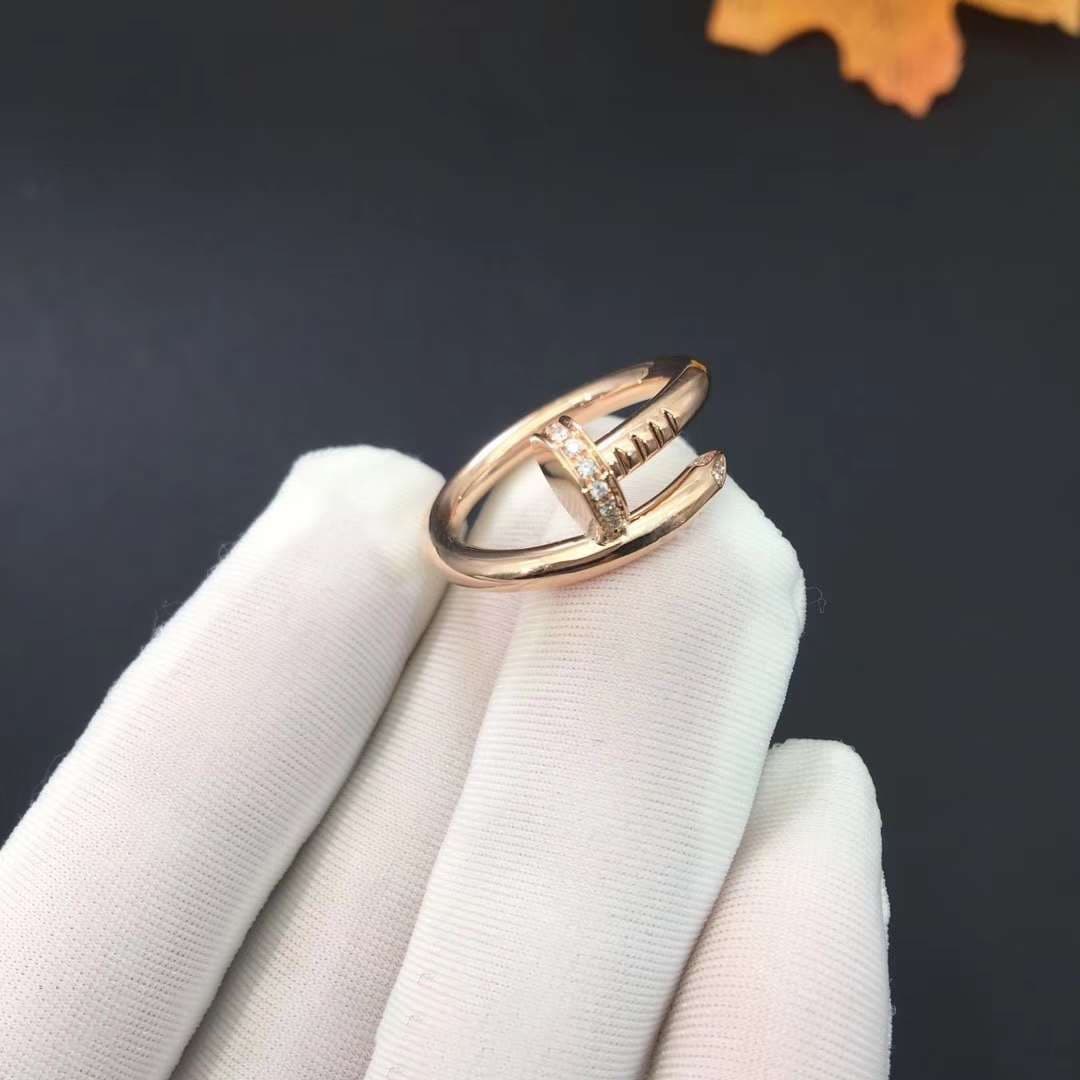 Кольцо Cartier Juste Un Clou с бриллиантами 0,14ct 3