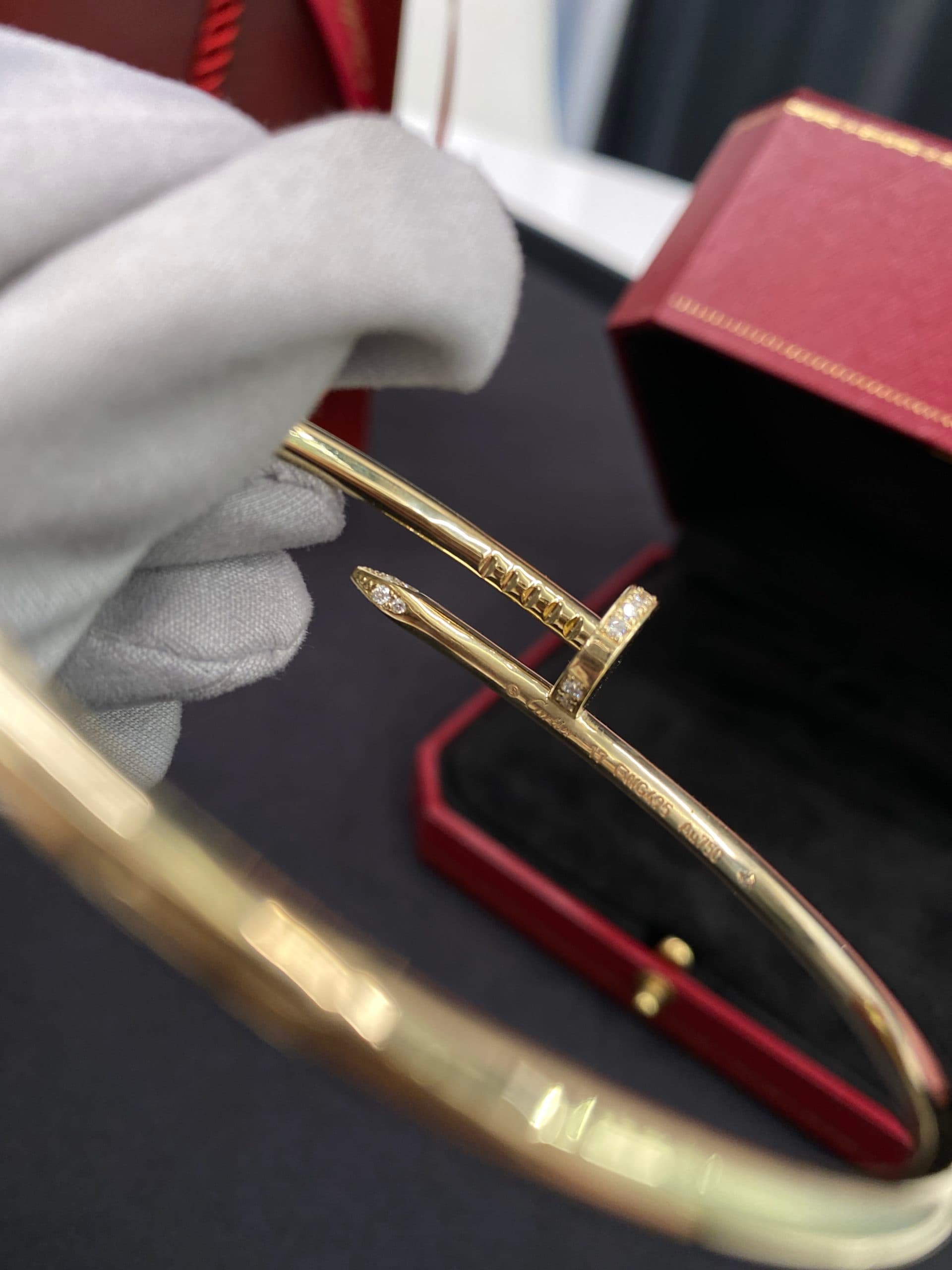 Браслет Cartier Juste Un Clou желтое золото, бриллианты 5
