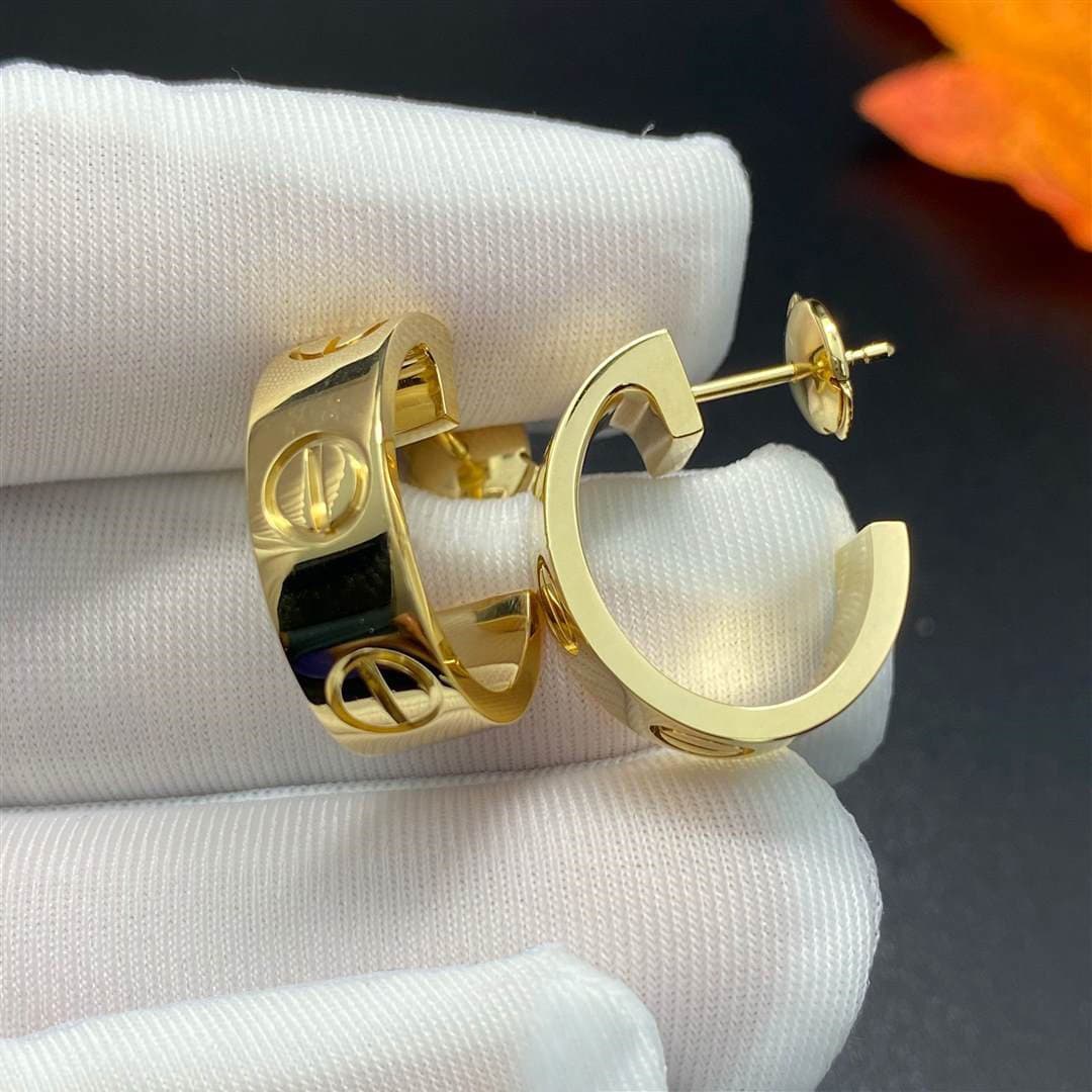 Серьги Cartier Love, золото 585 пробы 3