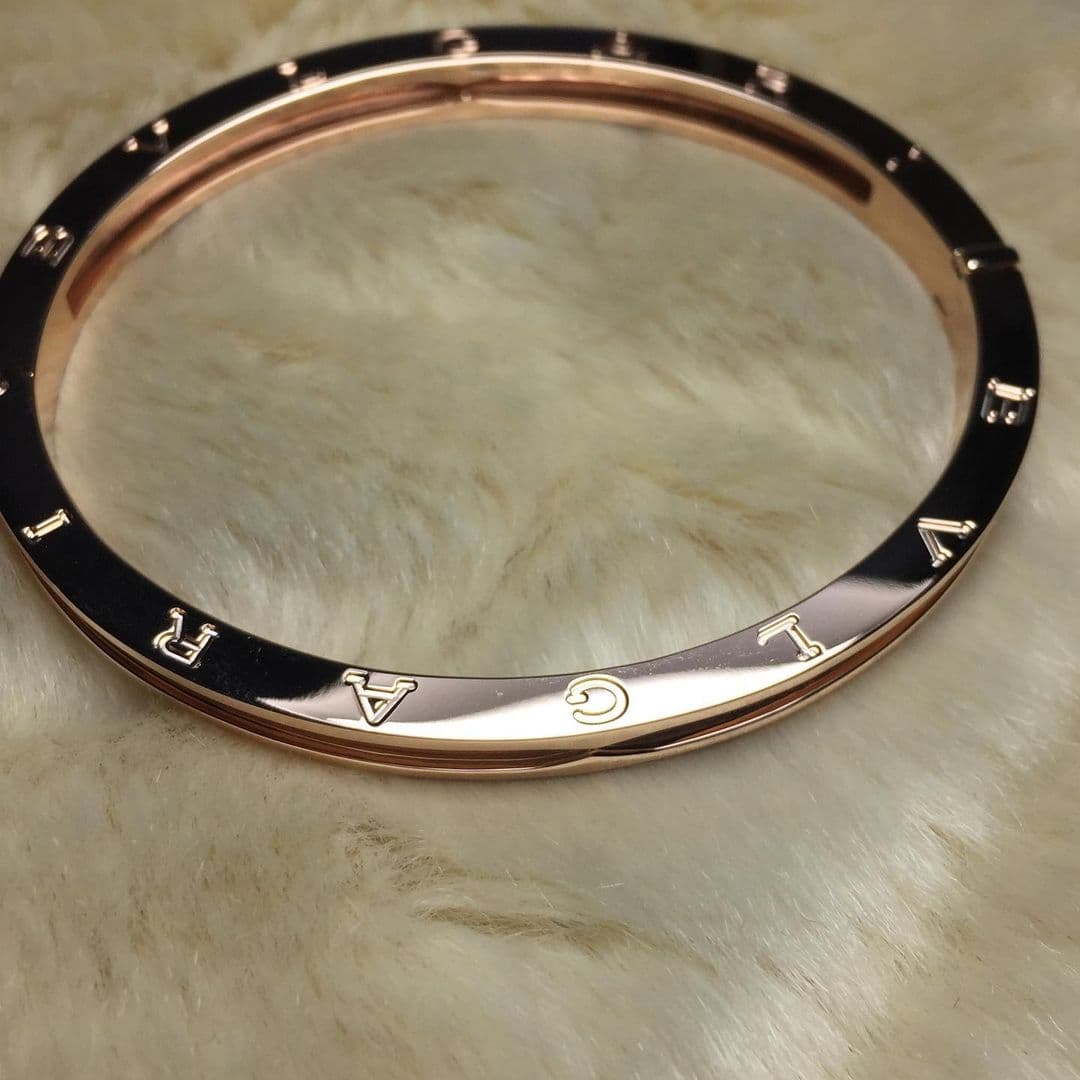 Браслет Bvlgari B.zero1, розовое золото