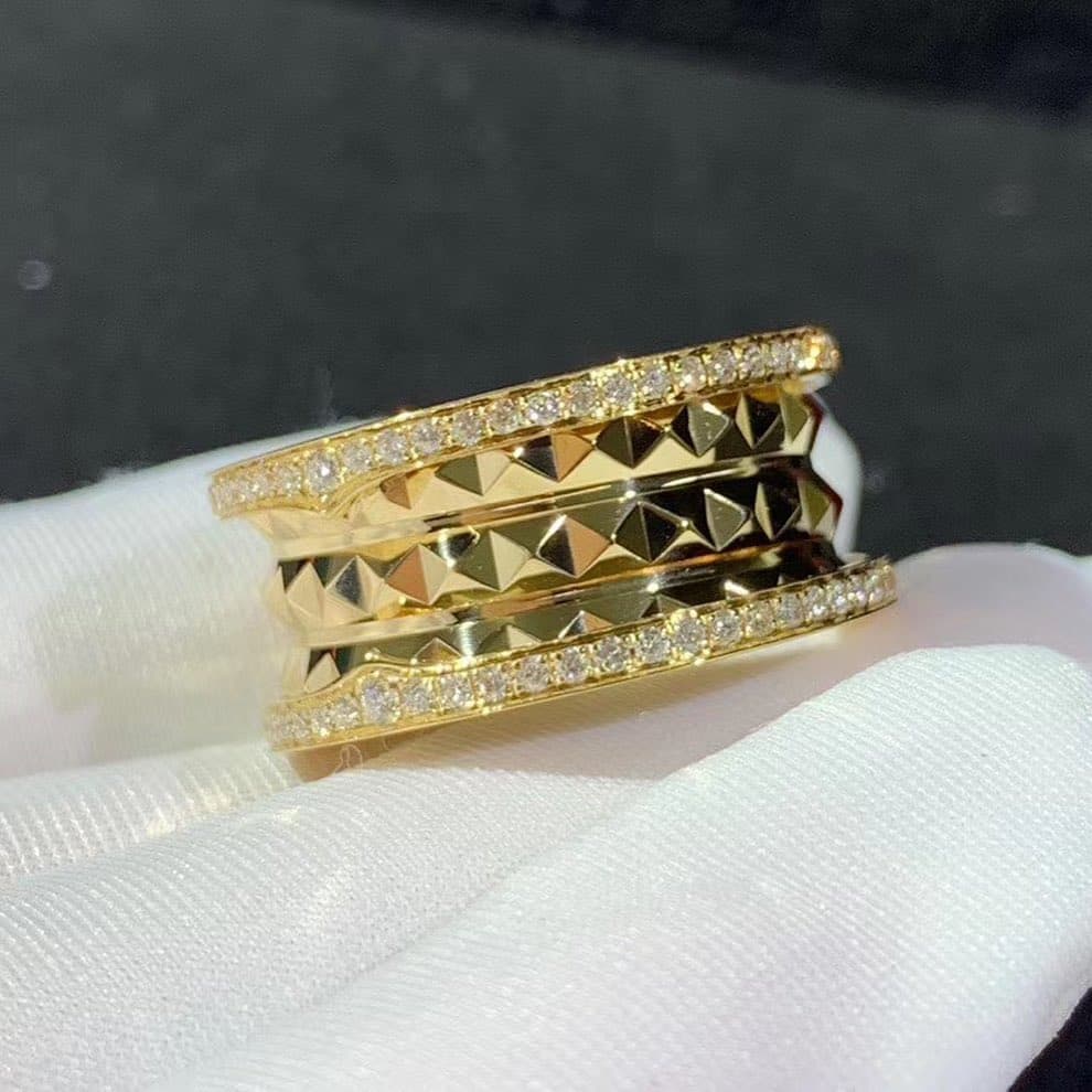 Кольцо Bvlgari B.ZERO1, золото, бриилианты 0,52ct 1