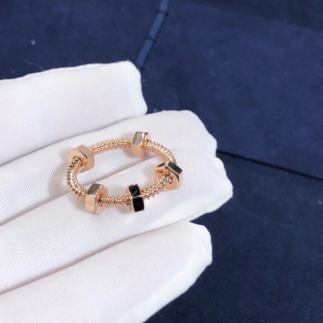 Кольцо Ecrou De Cartier розовое золото 6