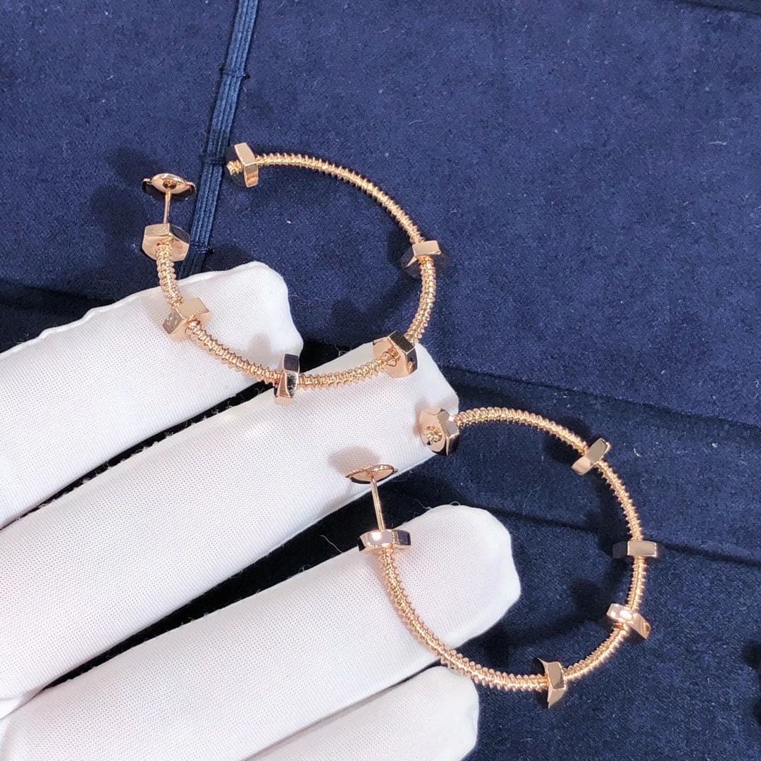 Серьги Ecrou de Cartier розовое золото 6