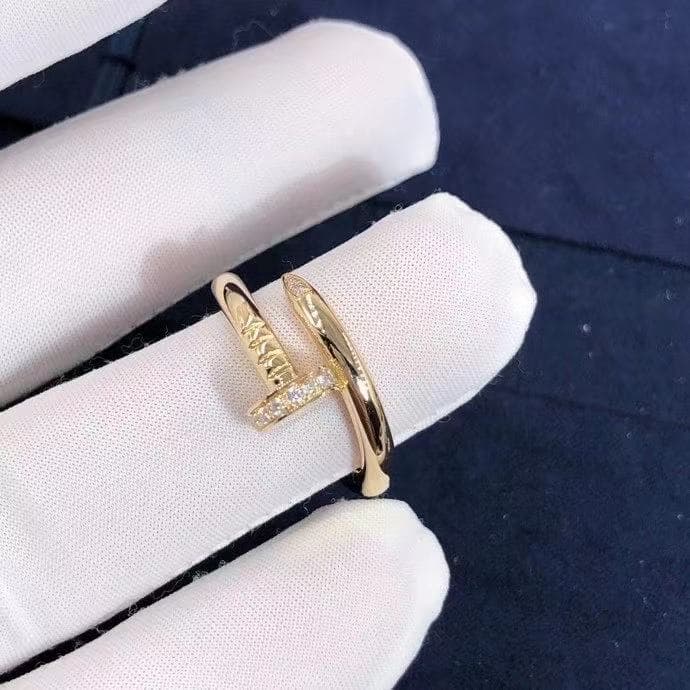 Кольцо Cartier Juste un Clou желтое золото, бриллианты 8