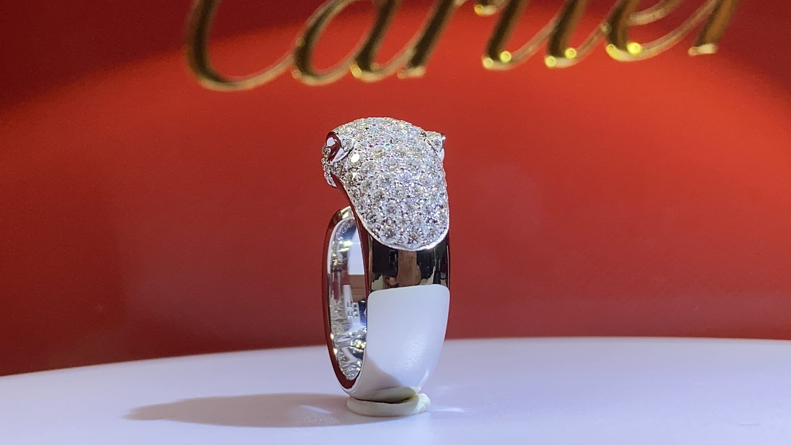 Кольцо Panthère de Cartier из белого золота, 1,06ct 3