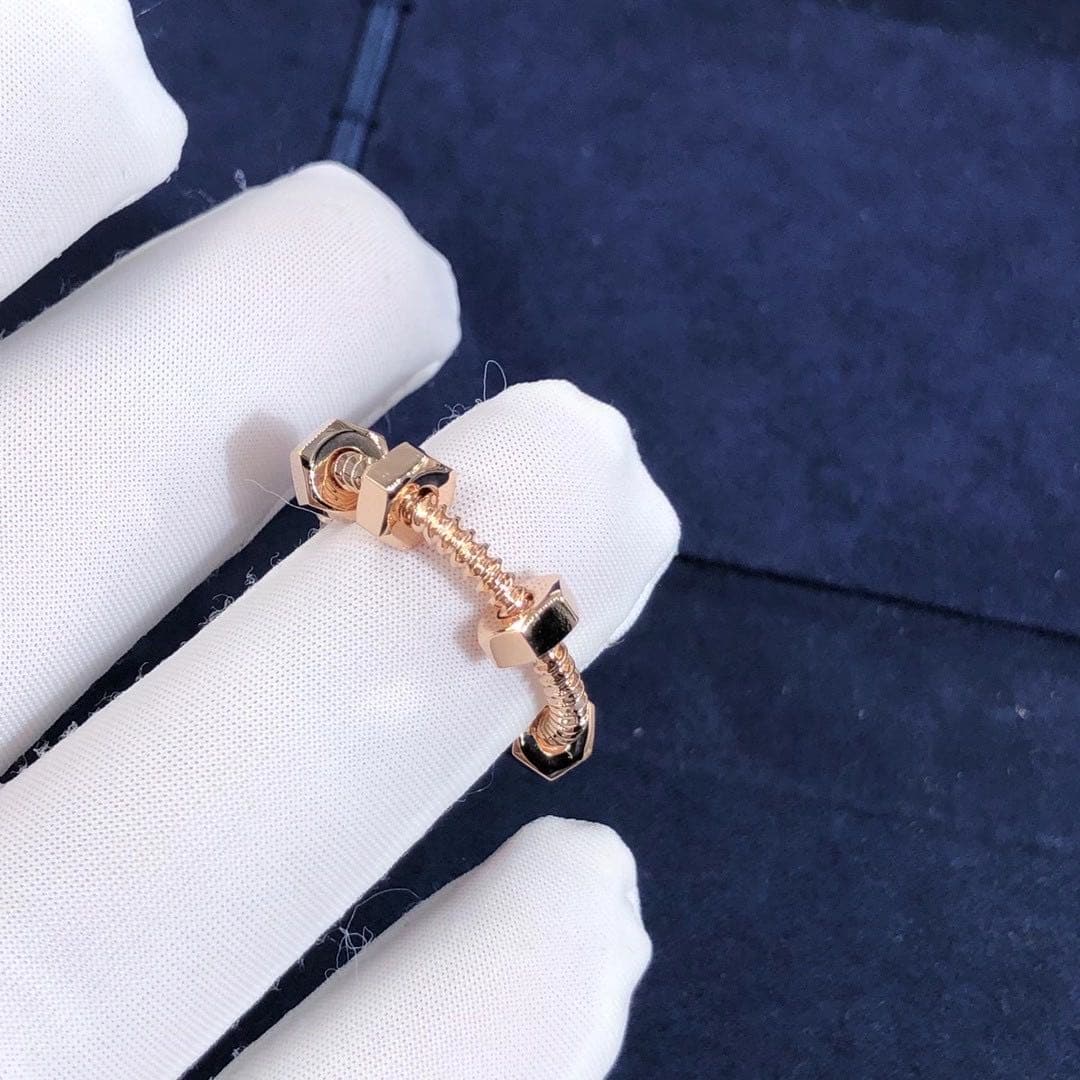 Кольцо Ecrou De Cartier розовое золото 7