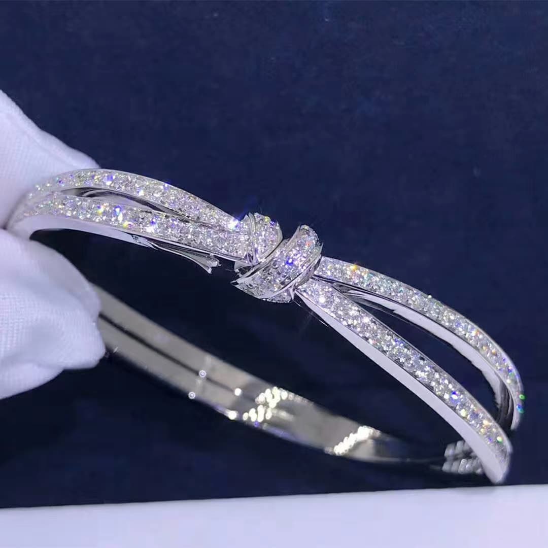 Браслет Chaumet Liens Séduction белое золото, бриллианты