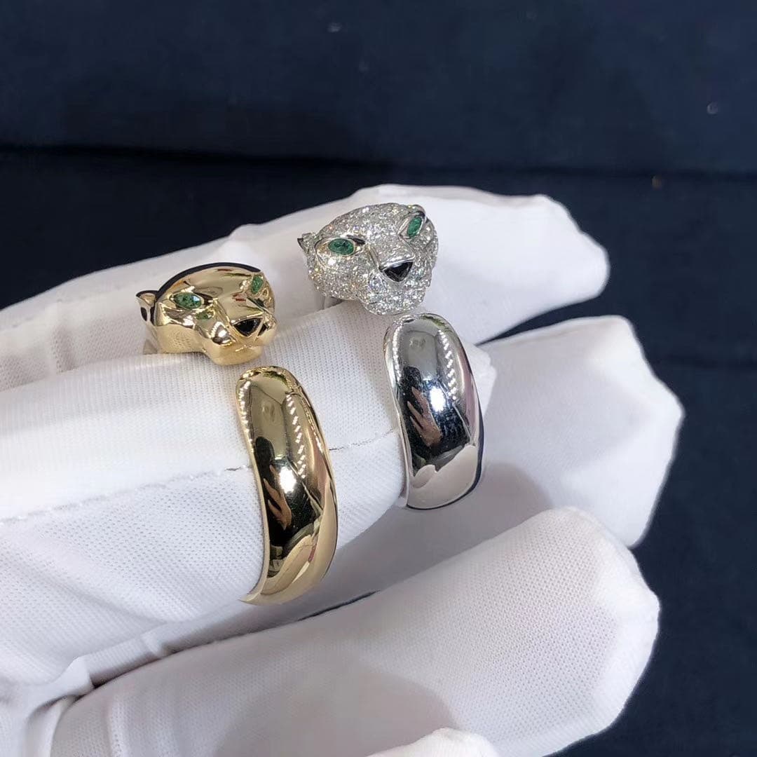 Кольцо Panthere de Cartier 137 бриллиантов, белое золото 4