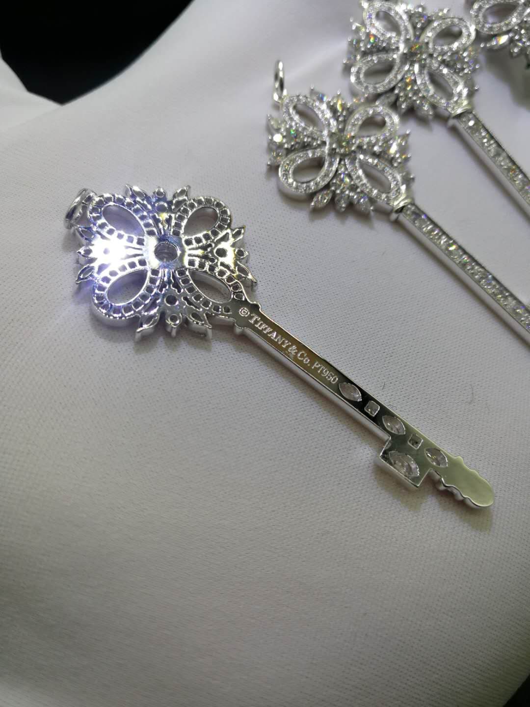 Подвеска Tiffany Victoria Key розовое золото, бриллианты 10