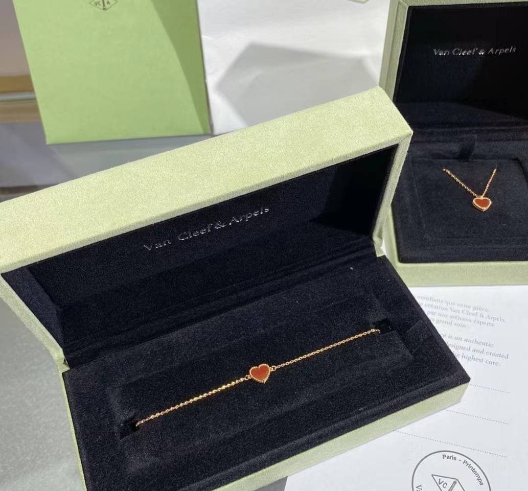 Браслет Van Cleef Sweet Alhambra Heart