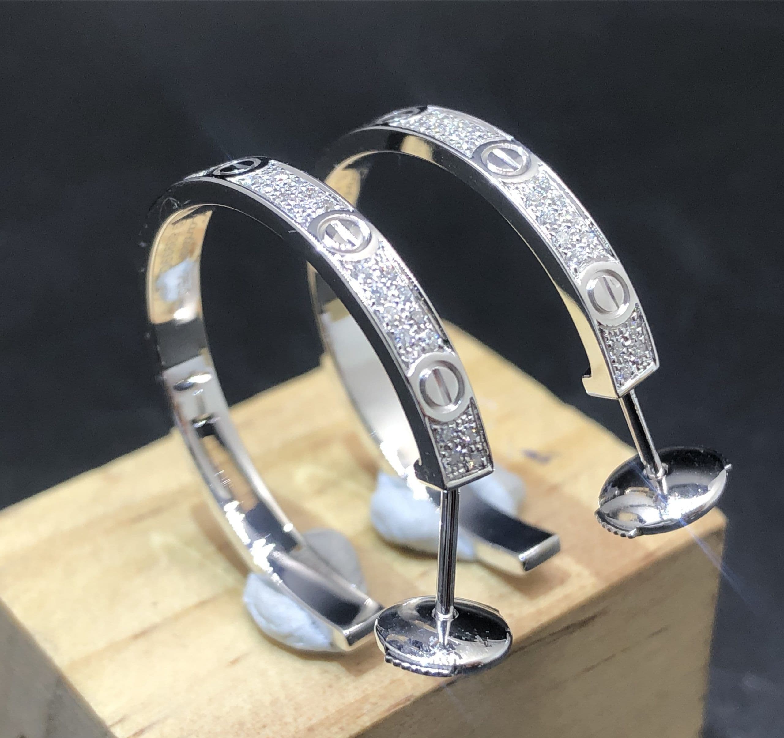 Серьги Cartier Love, золото 585 2