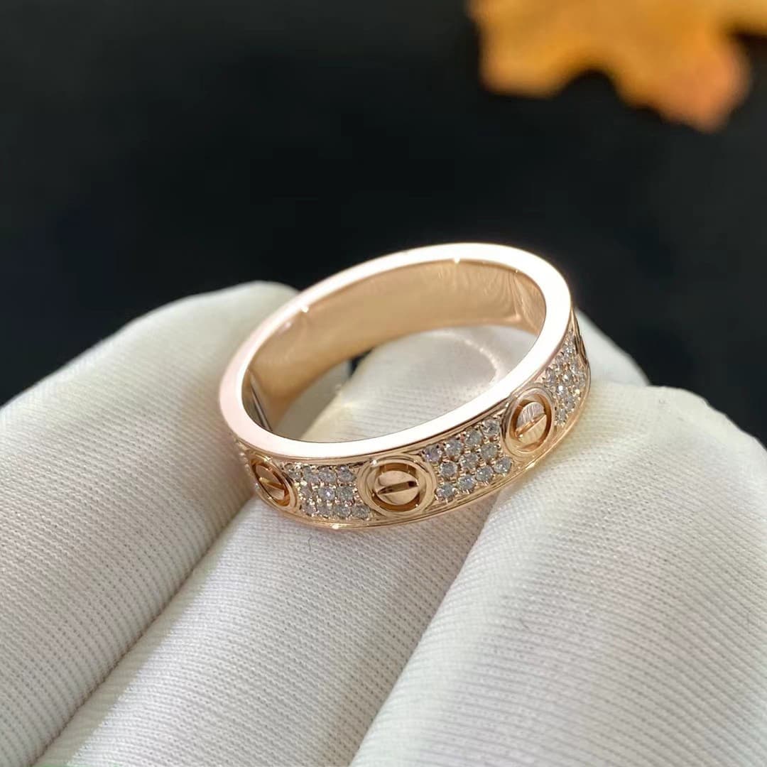 Обручальное кольцо Cartier Love, 0,31ct 4