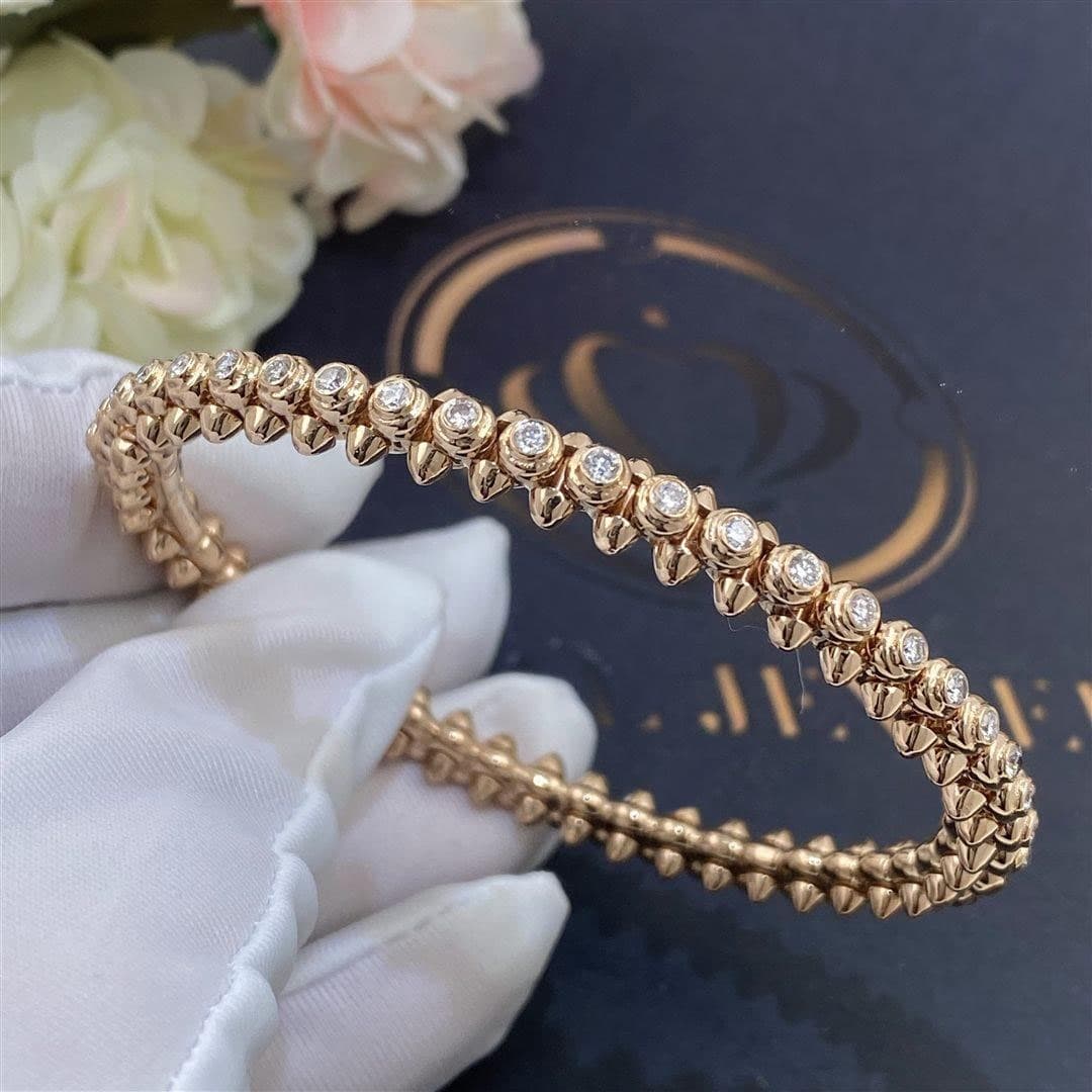 Браслет Cartier Clash De Cartier. Розовое золото, 1,51ct 4