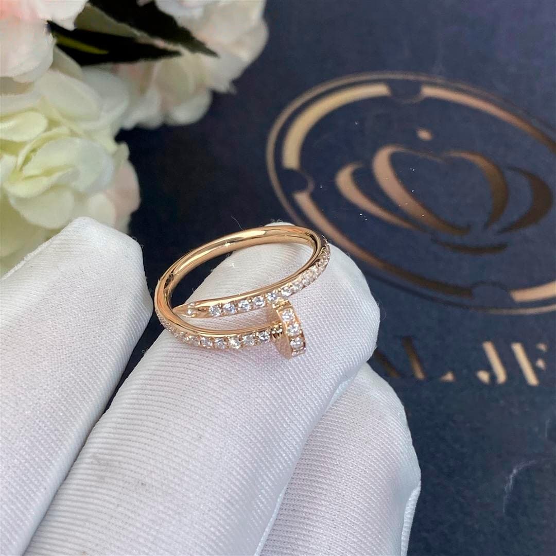 Кольцо Cartier Juste un Clou, розовое золото 0,37ct 5