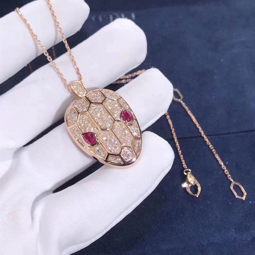 Колье Bvlgari Serpenti, 2.11ct 2