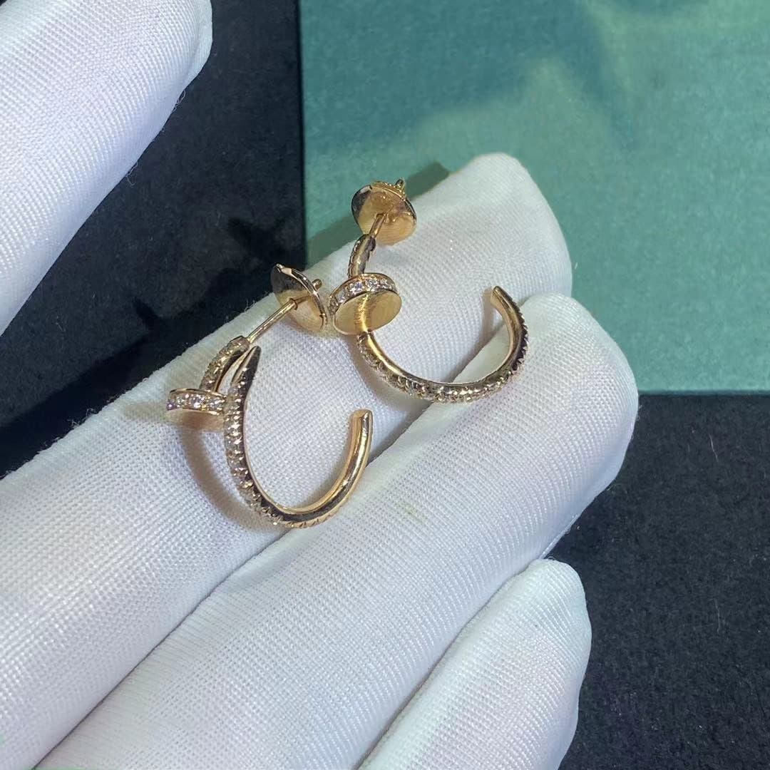 Серьги Cartier Juste un Clou из розового золота, 0,42ct 3