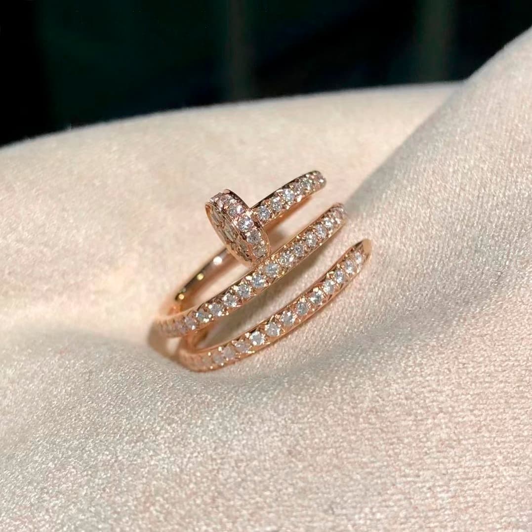 Кольцо Cartier Juste un Clou, бриллианты 0,59ct 6