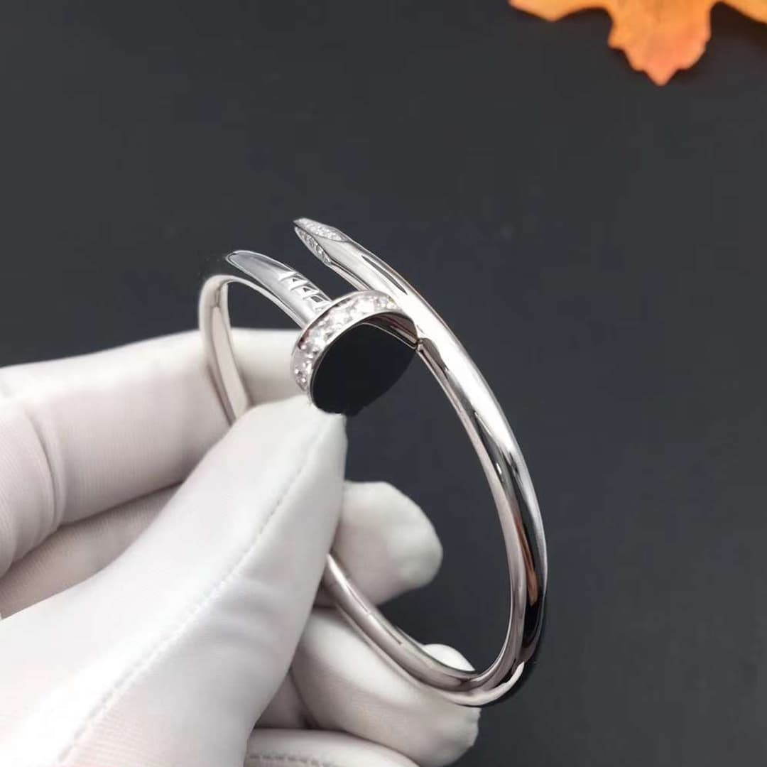 Браслет Cartier Juste un Clou из белого золота, 0,59ct 3