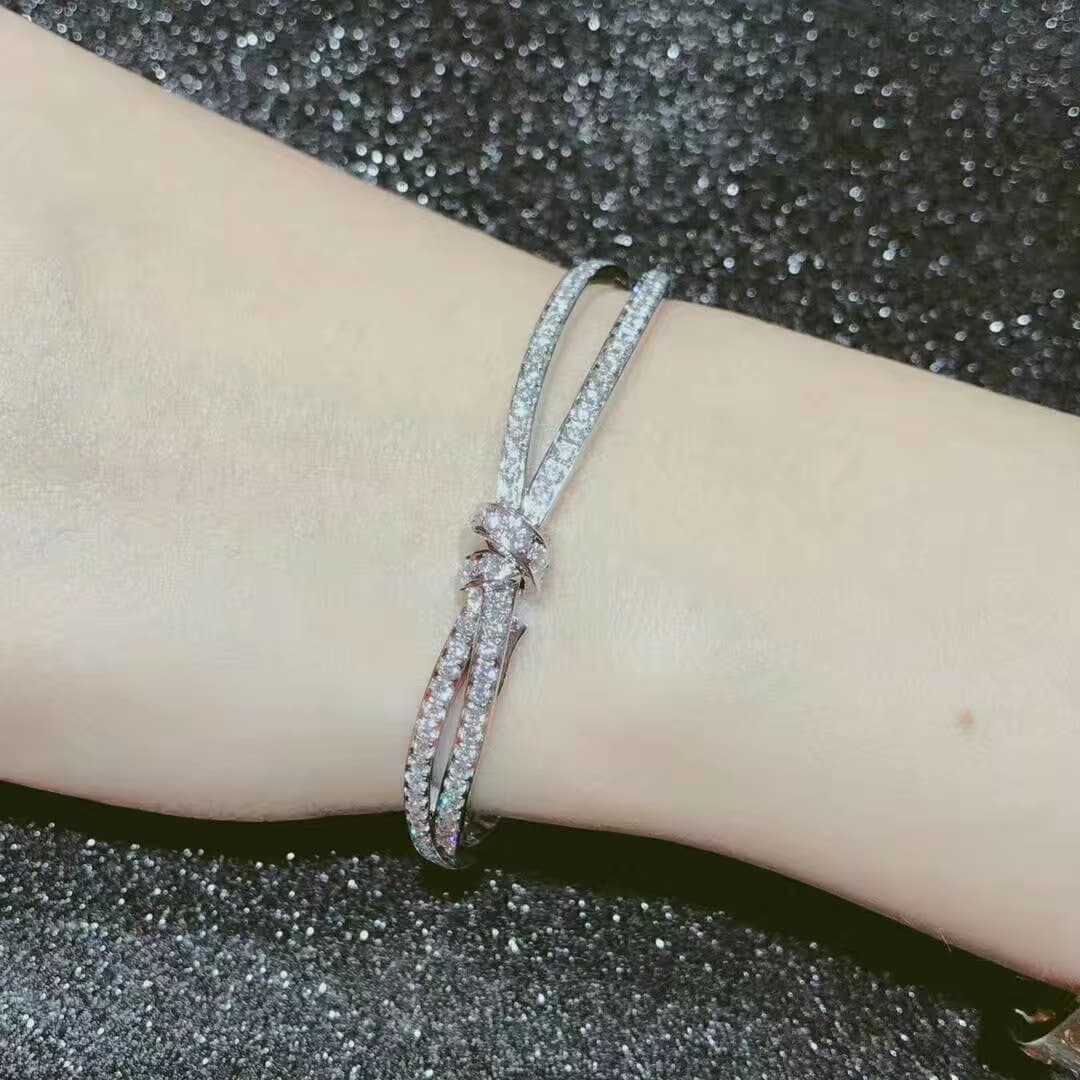 Браслет Chaumet Liens Séduction белое золото, бриллианты 8
