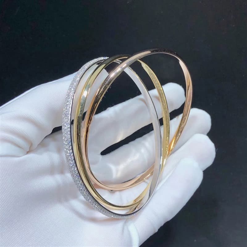 Браслет Cartier Trinity, 3,84ct 5