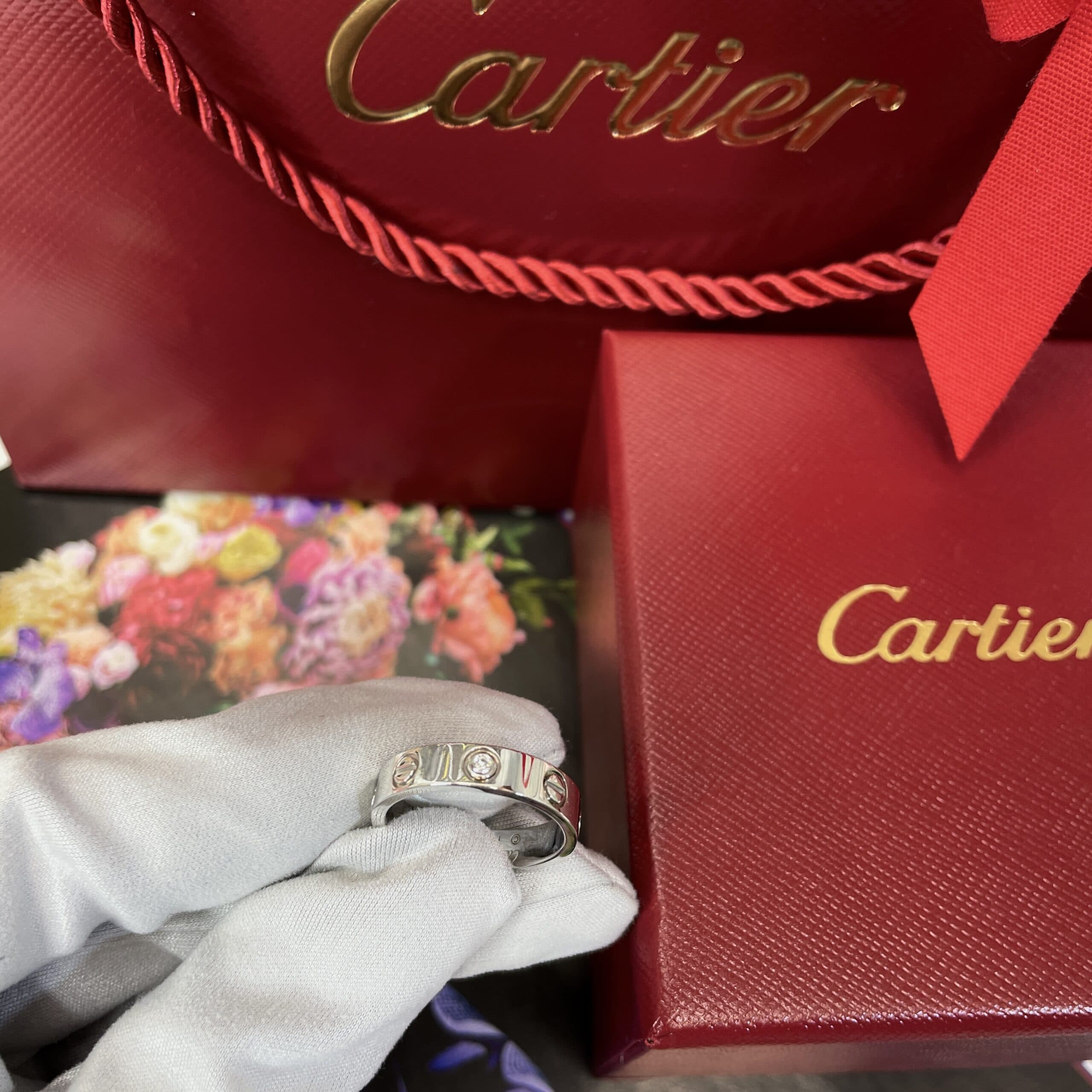 Кольцо Cartier Love 2