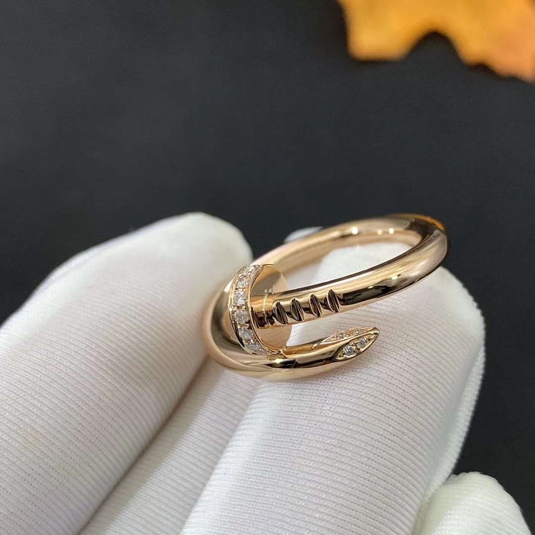 Кольцо Cartier Juste Un Clou с бриллиантами 0,14ct 6