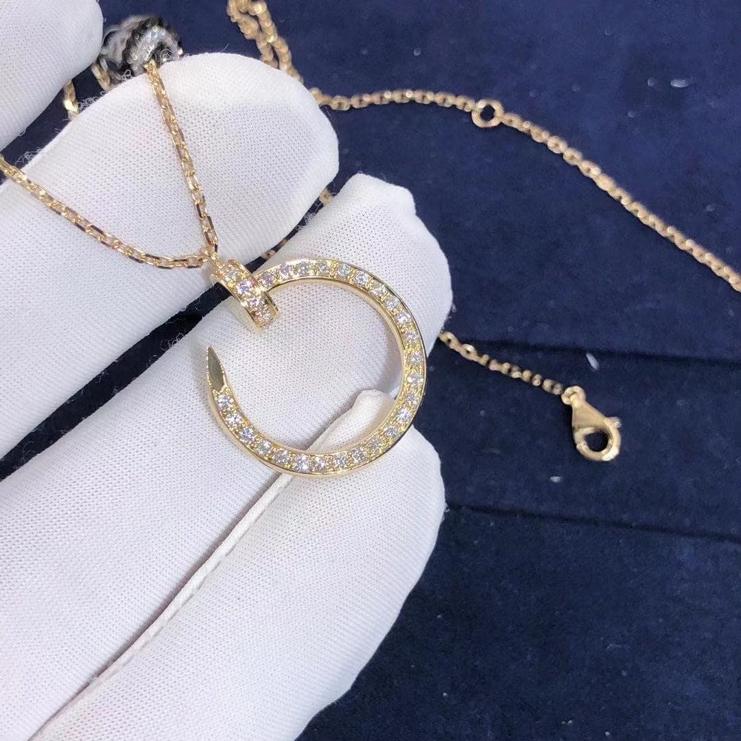 Подвеска Cartier Juste un Clou желтое золото, бриллианты 1