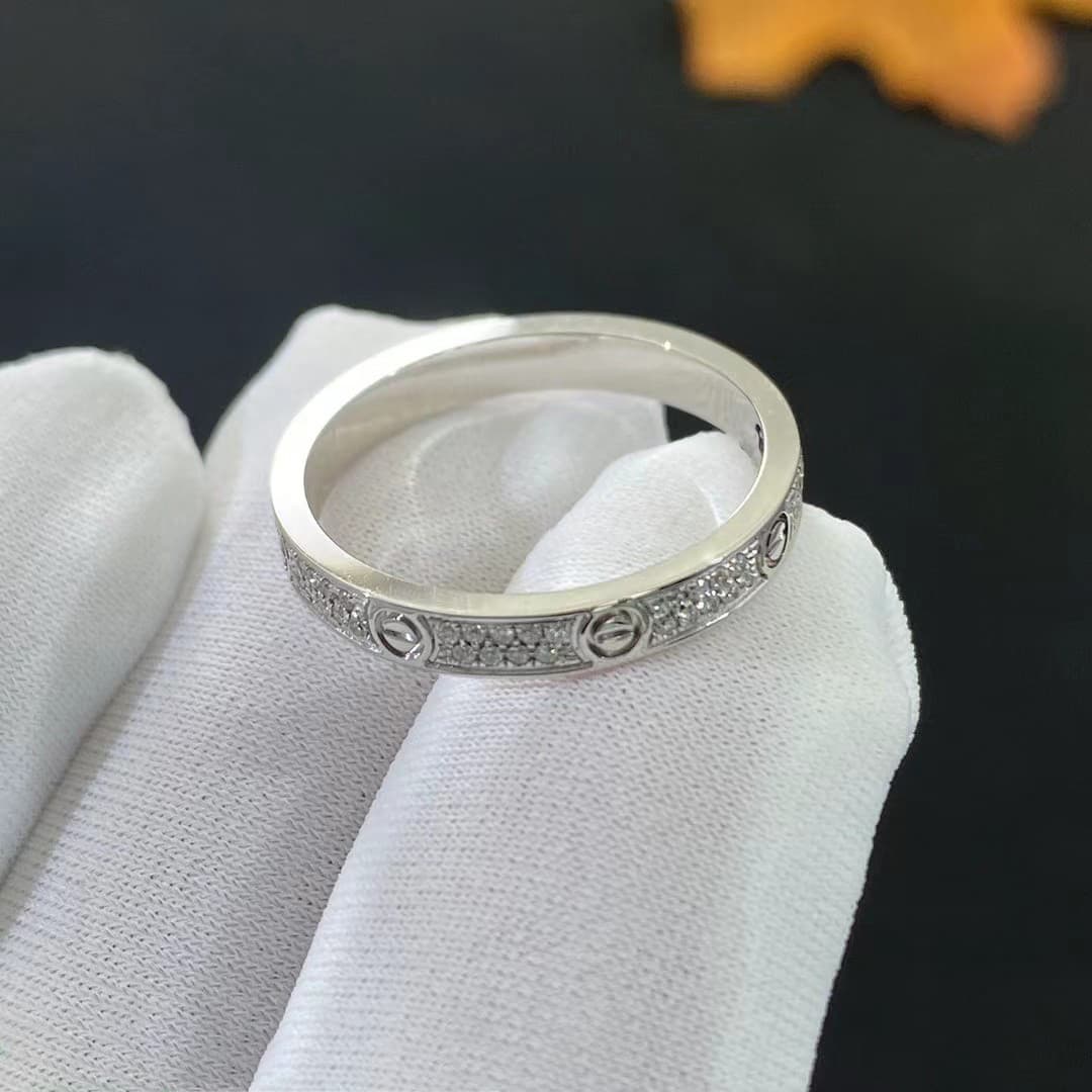 Кольцо Cartier Love, 0,1ct 4