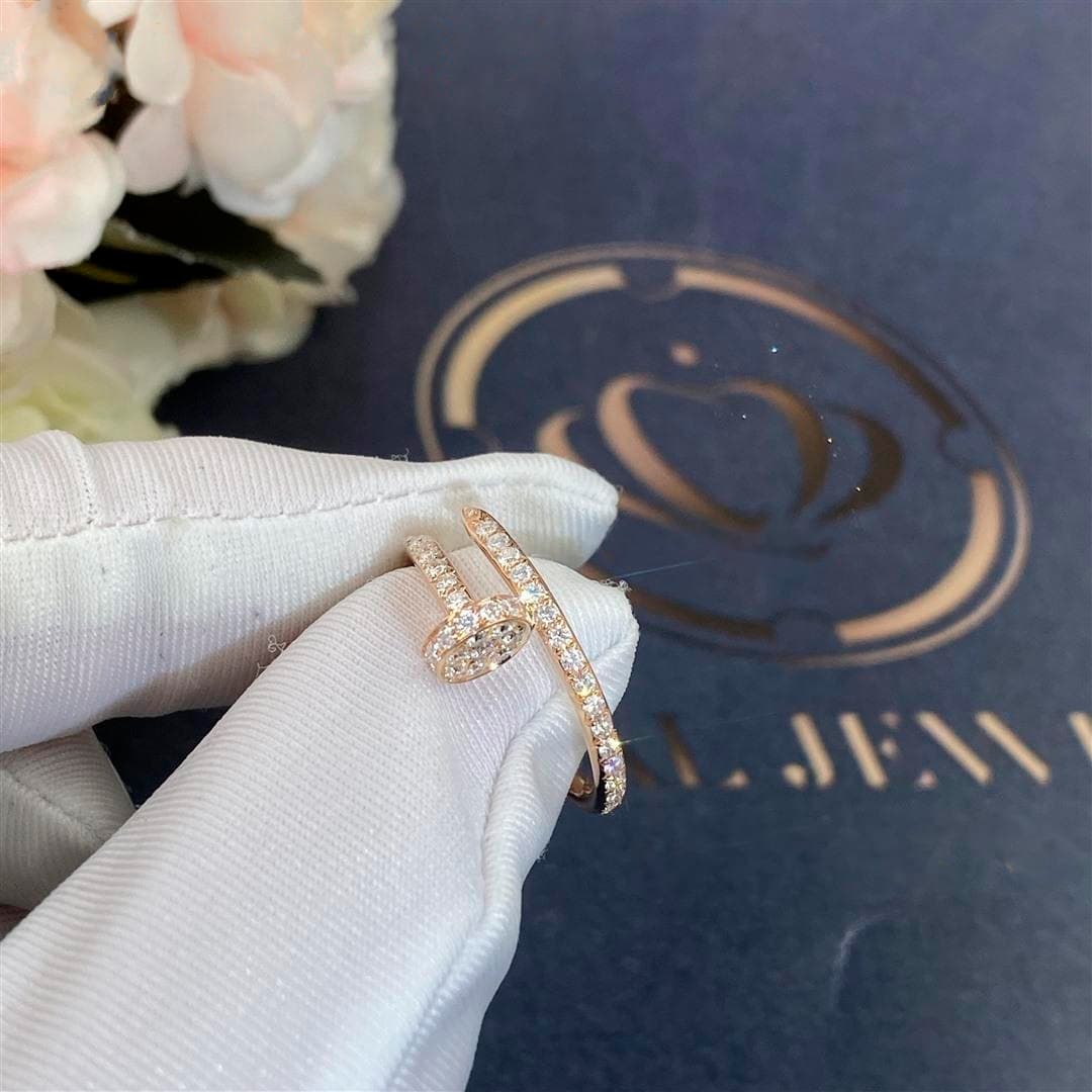 Кольцо Cartier Juste un Clou, розовое золото 0,37ct 6