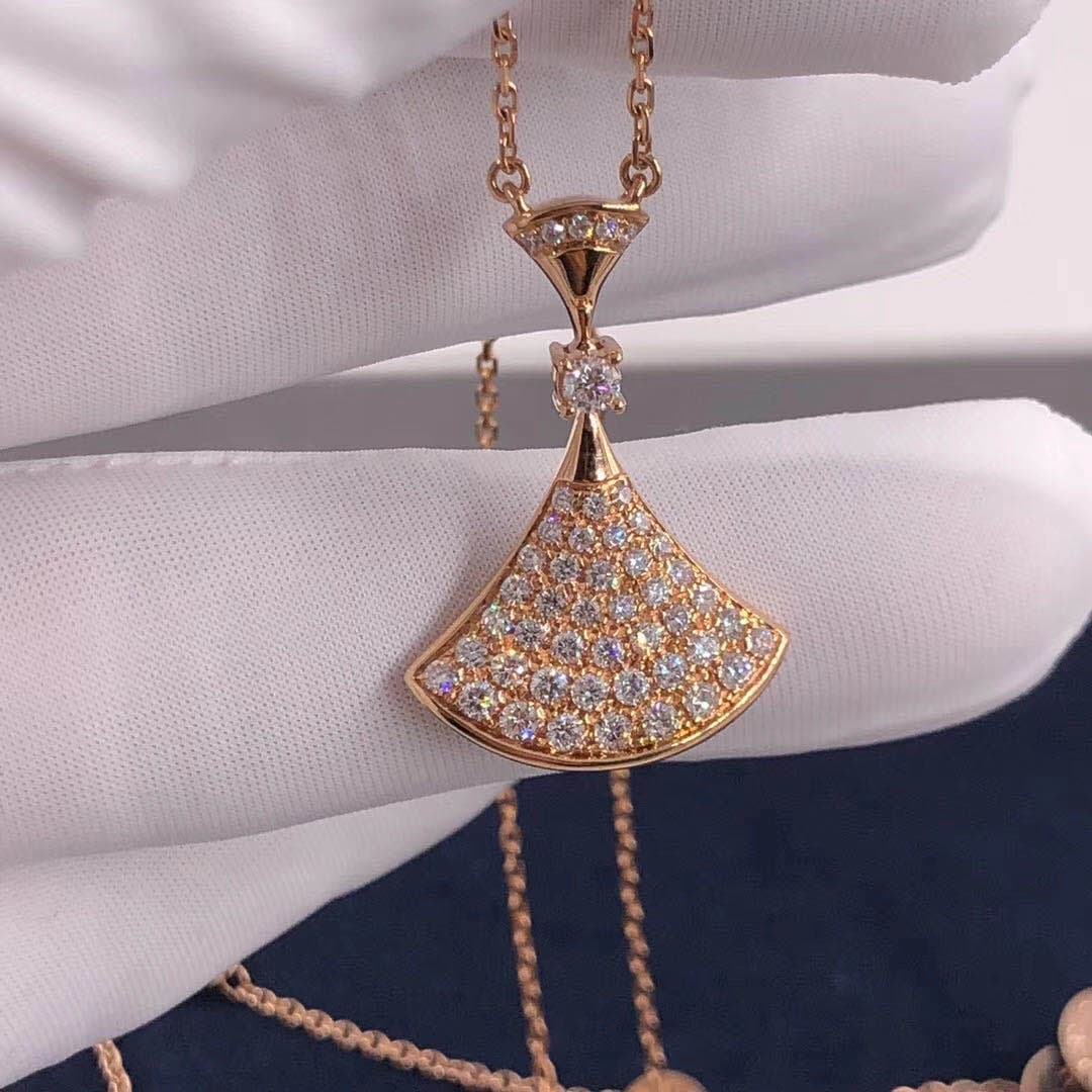 Колье Bulgari DIVAS’ DREAM бриллианты, желтое золото 6