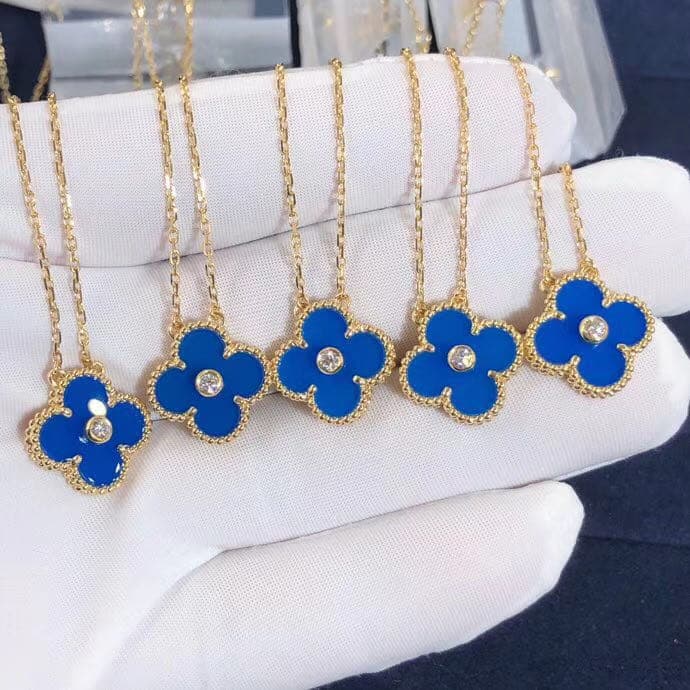 Подвеска Van Cleef & Arpels Vintage Alhambra желтое золото, бриллиант 6