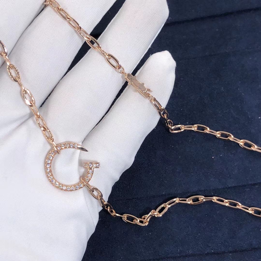 Подвеска Cartier Juste un Clou розовое золото, бриллианты 8