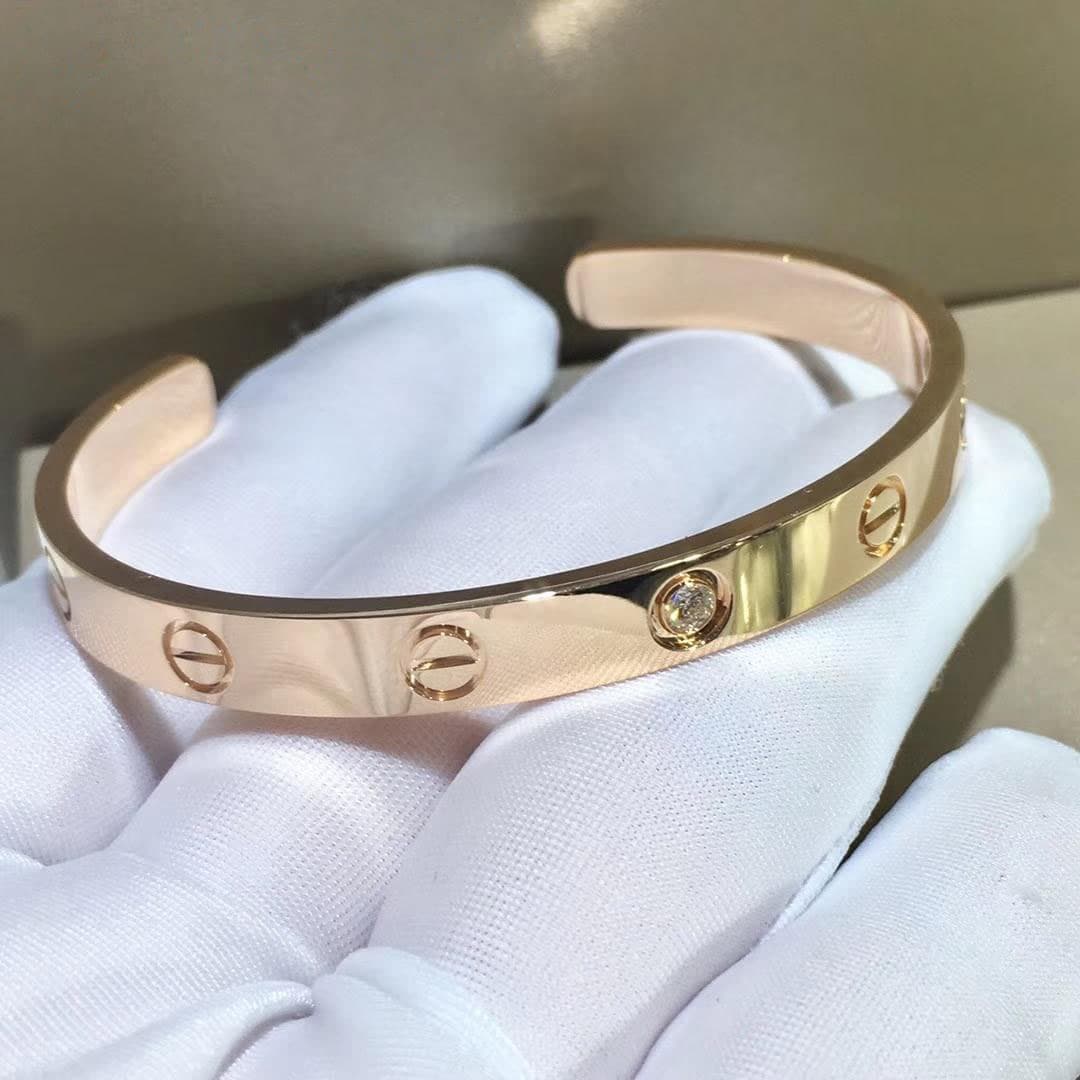 Браслет Cartier Love, розовое золото 5