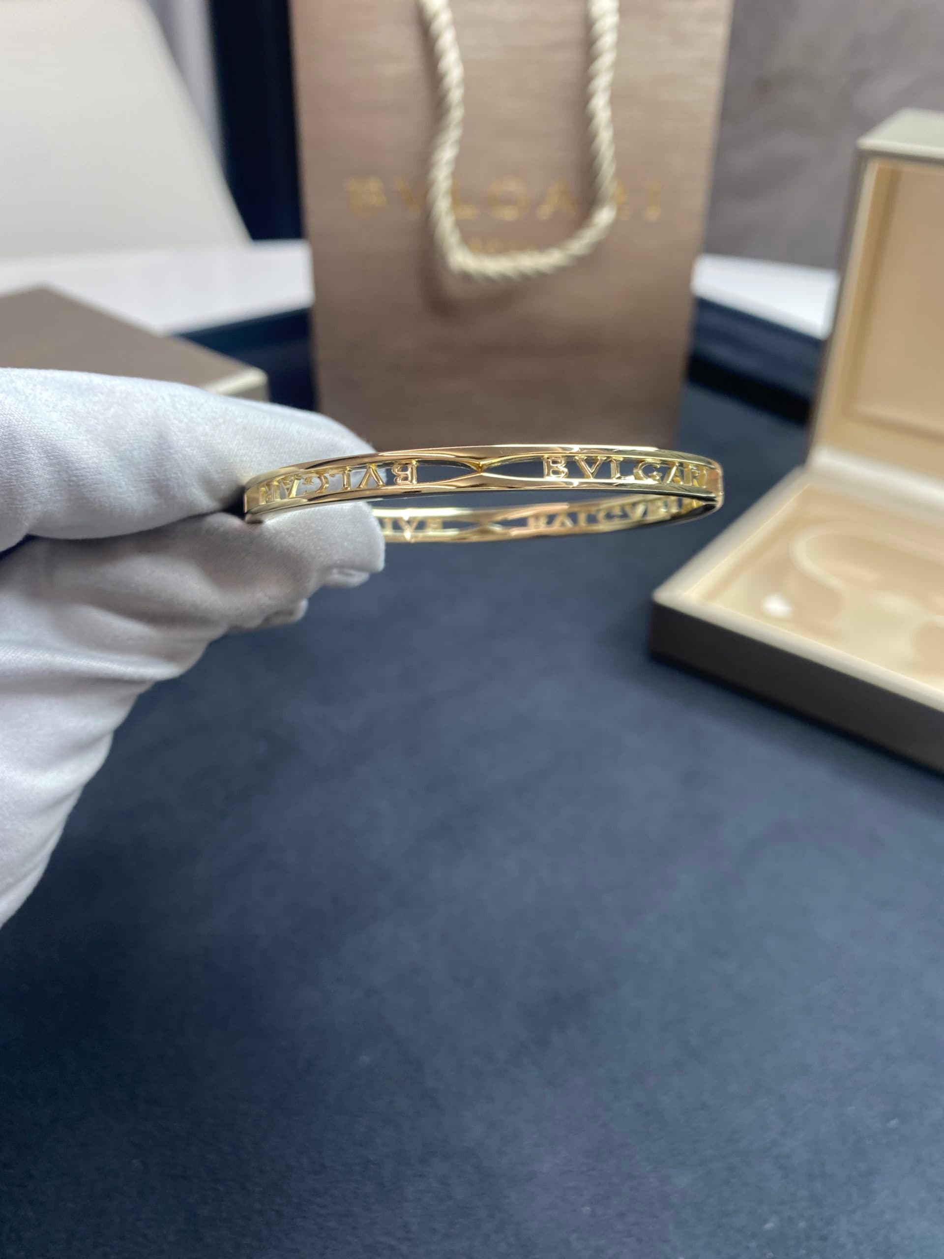 Браслет Bulgari желтое золото 4