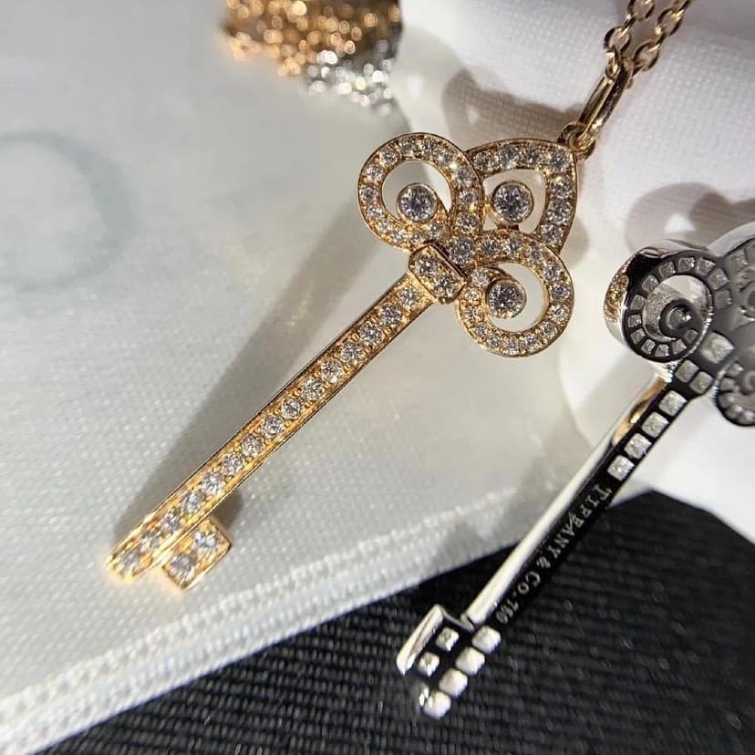 Подвеска-ключ Tiffany 0,9 ct
