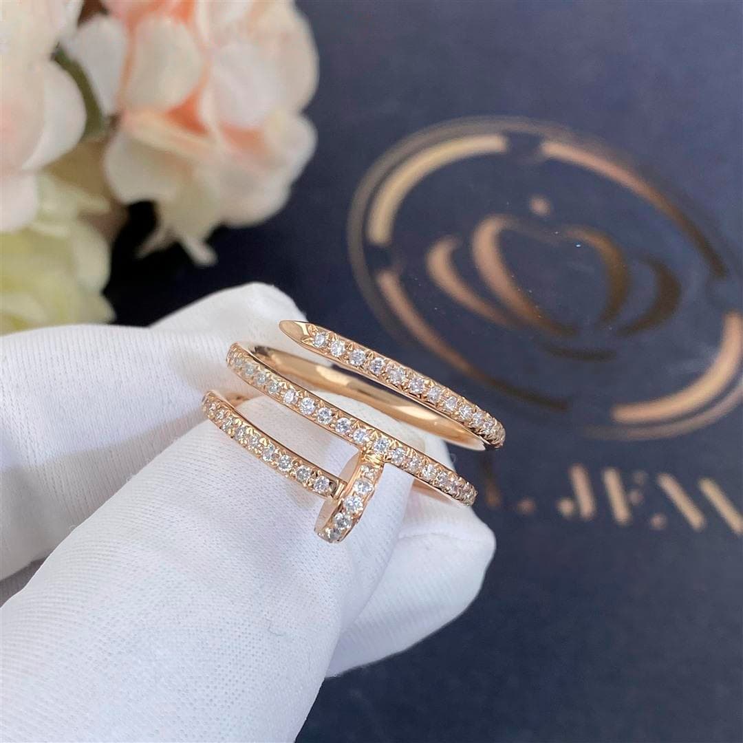 Кольцо Cartier Juste un Clou, бриллианты 0,59ct 4