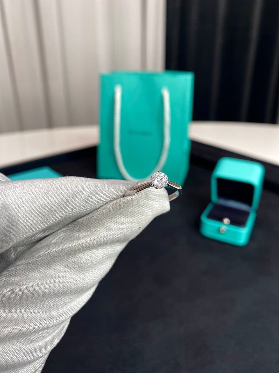 Кольцо Tiffany 0,50ct 5